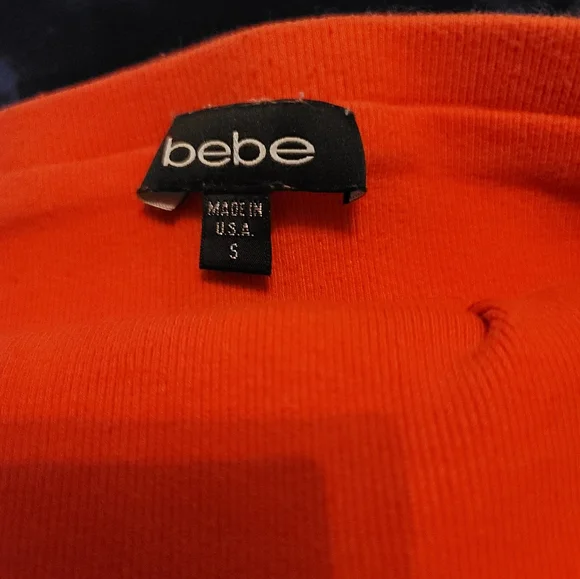 Orange Bebe tube top - Picture 2 of 4